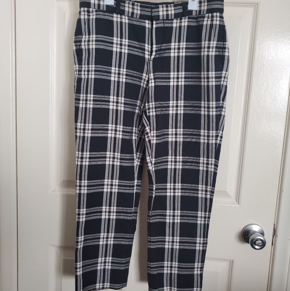 Banana Republic size 4 plaid pants